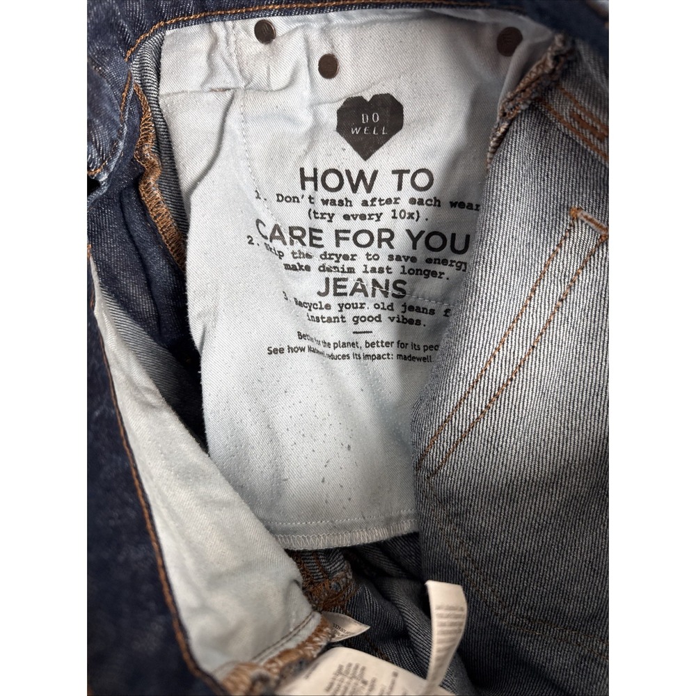 Madewell Jeans Men's 32x30 (34x30) Blue 1991 Straight Dark Wash Stretch Preppy - Picture 10 of 11